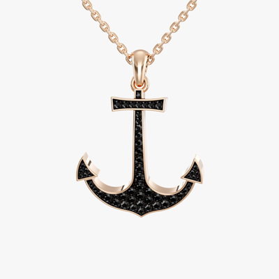 Black Sand Week Jewelry Pendant